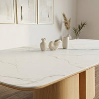 Medora Ceramic Top Dining Table