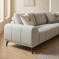 Odette 3 Seater Sofa with Long Chaise