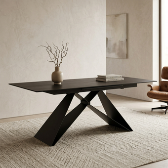 compare product Otto Italian Matte Ceramic Extendable Dining Table