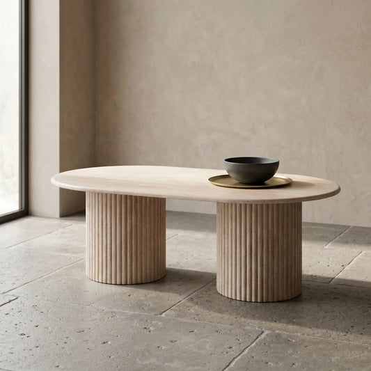Pompei Travertine Coffee Table