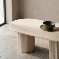 Pompei Travertine Coffee Table