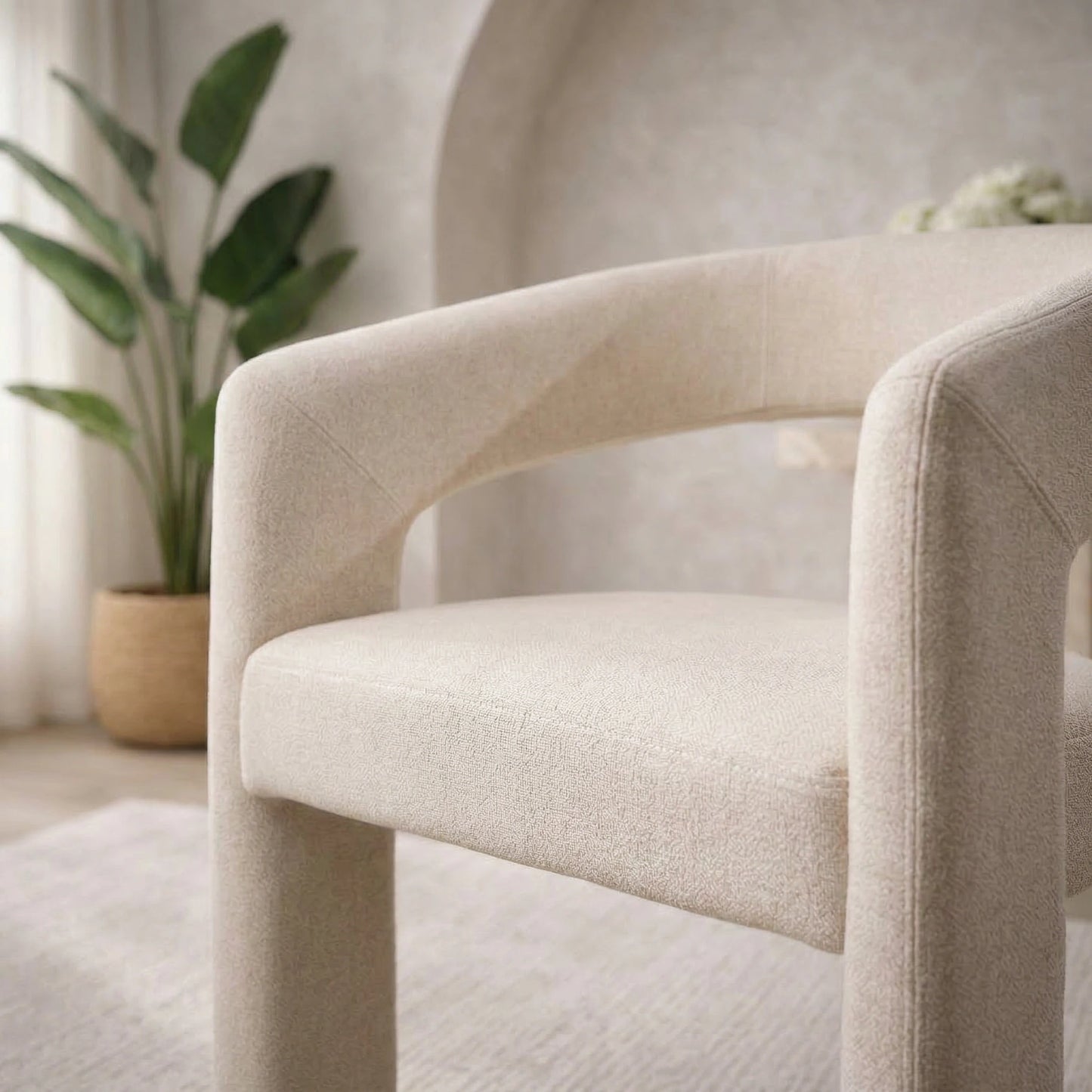 Princeton Linen Fabric Dining Chair