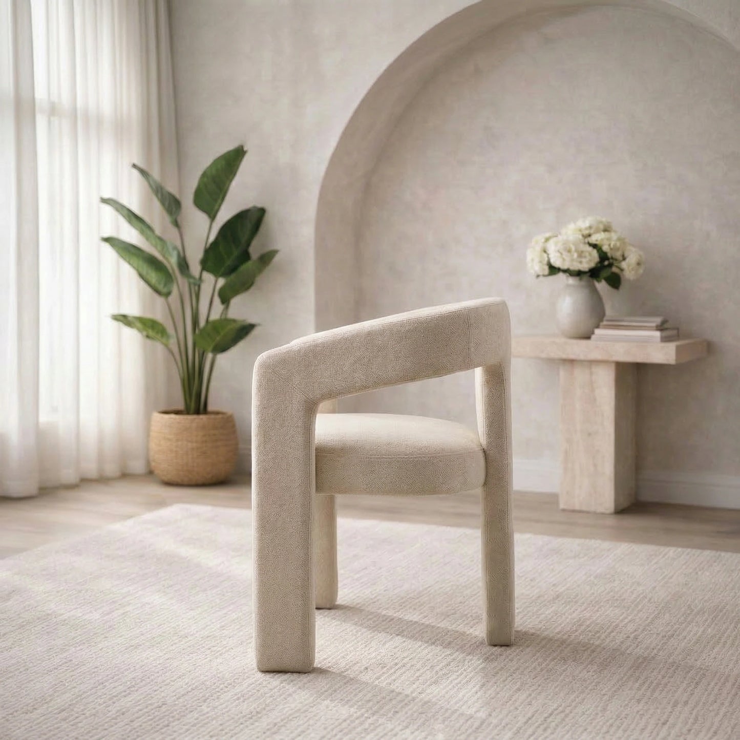 Princeton Linen Fabric Dining Chair