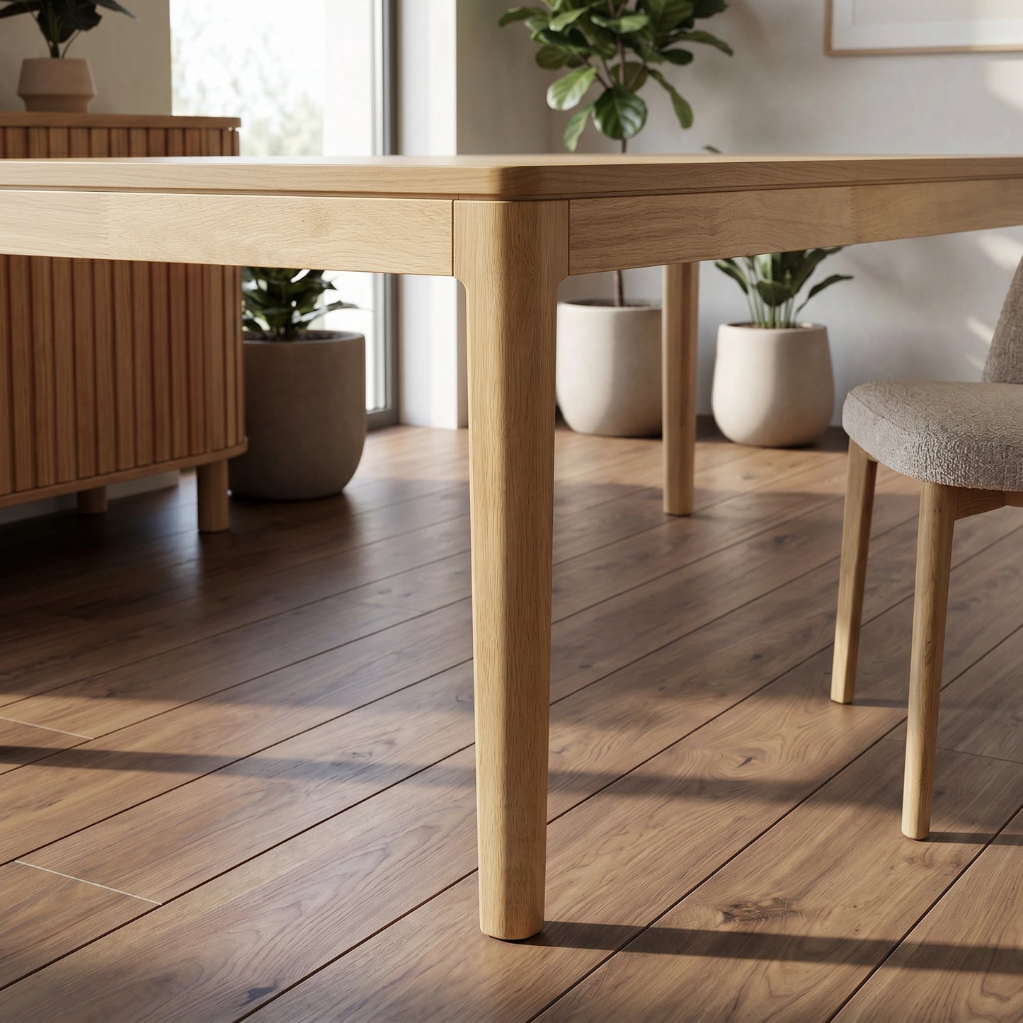 Raven American Oak Dining Table