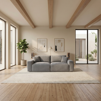 compare product Riva 2 Seater Goose Feather Sofa