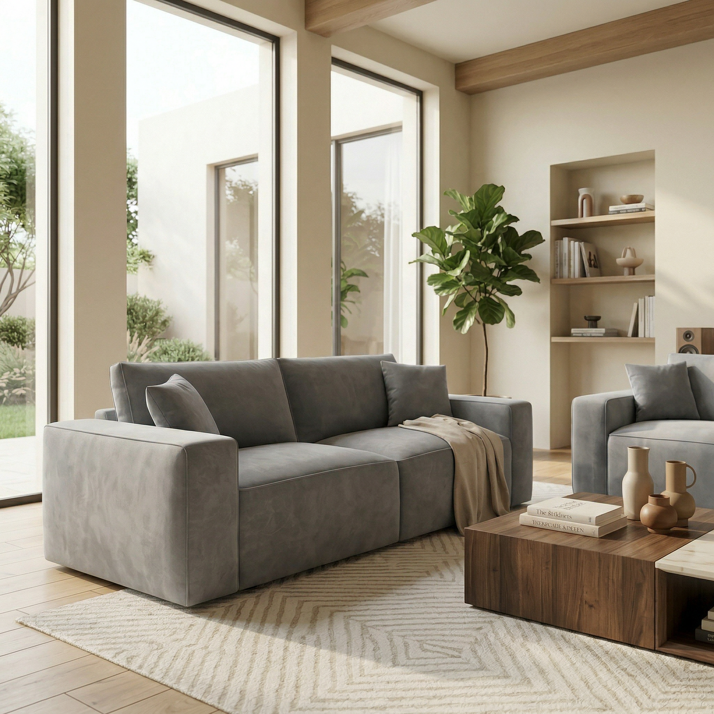 Riva 2 Seater Goose Feather Sofa