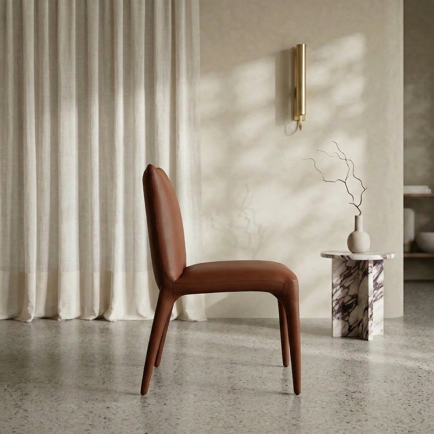 Toulon Leather Dining Chair
