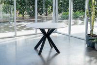 Venice Ceramic Round Dining Table