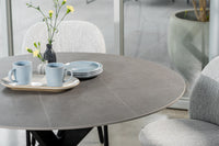 Venice Ceramic Round Dining Table
