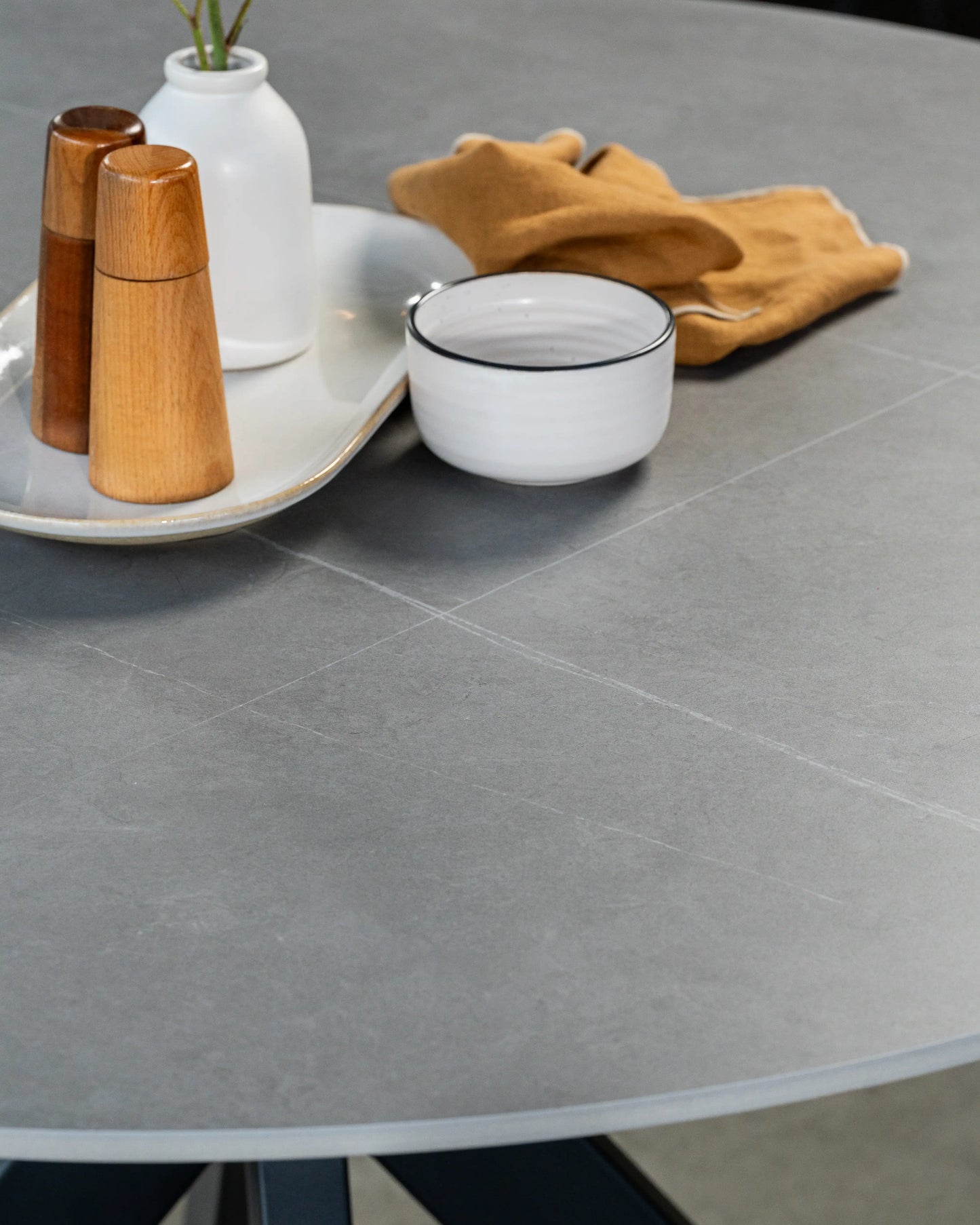 Venice Ceramic Round Dining Table