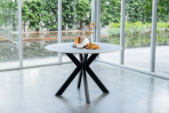 compare product Venice Ceramic Round Dining Table