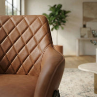 Zeus Leather Dining Chair