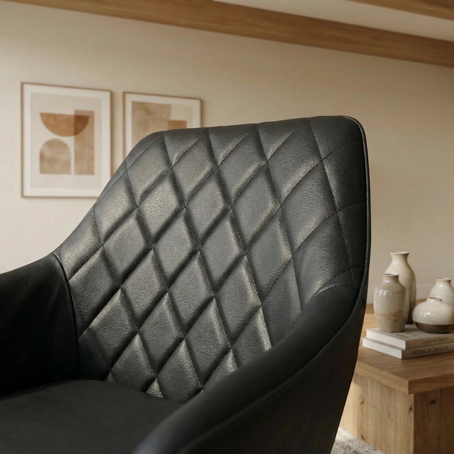 Zeus Leather Dining Chair