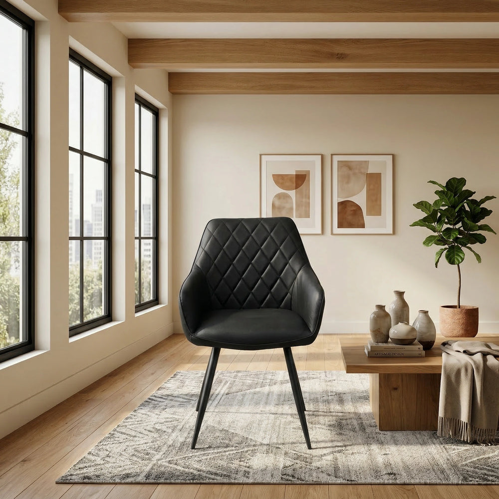 Zeus Leather Dining Chair
