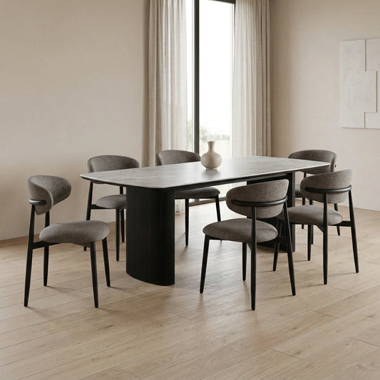 Aden 7 Piece Ceramic Dining Suite