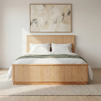 Adsila Messmate Timber Bed Frame Natural