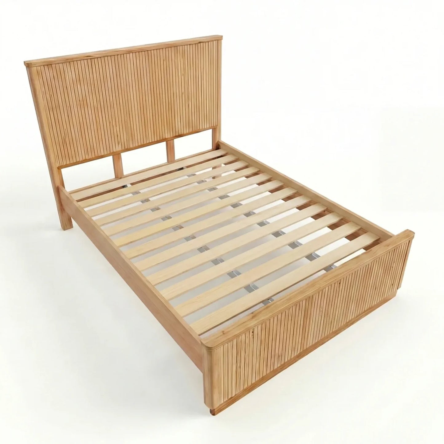 Adsila Messmate Timber Bed Frame Natural