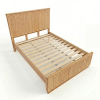 Adsila Messmate Timber Bed Frame Natural