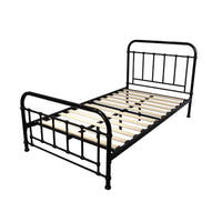 Akira Metal Bed Frame Black