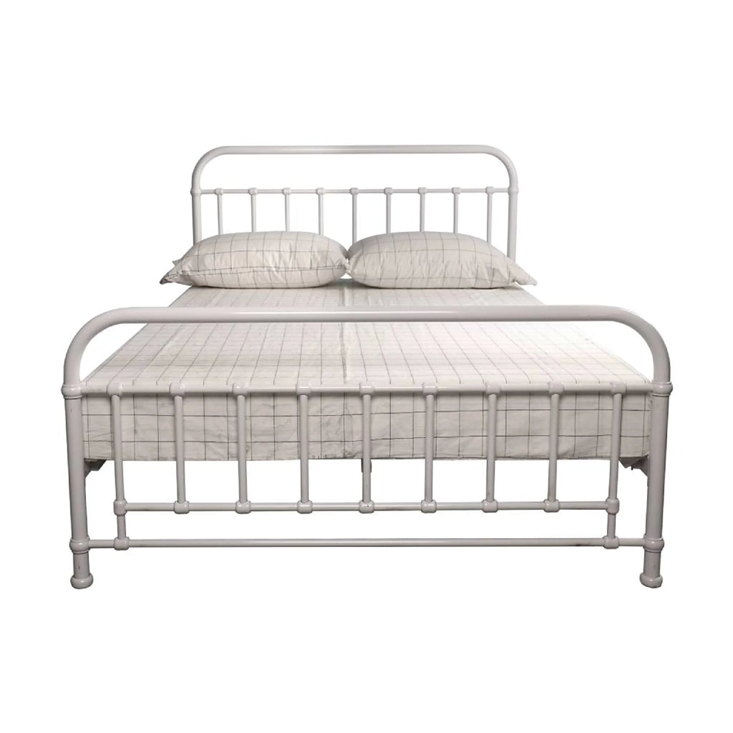 Akira Metal Bed Frame White
