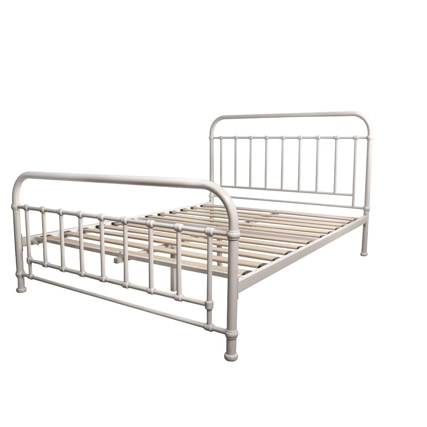 Akira Metal Bed Frame White