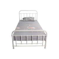 Akira Metal Bed Frame White