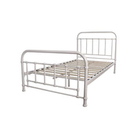 Akira Metal Bed Frame White