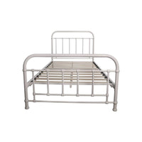 Akira Metal Bed Frame White