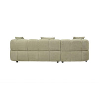 Alberta 3 Seater Chaise Lounge Suite - Pistachio