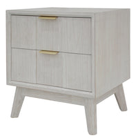 Alena 2 Drawer Timber Bedside Table