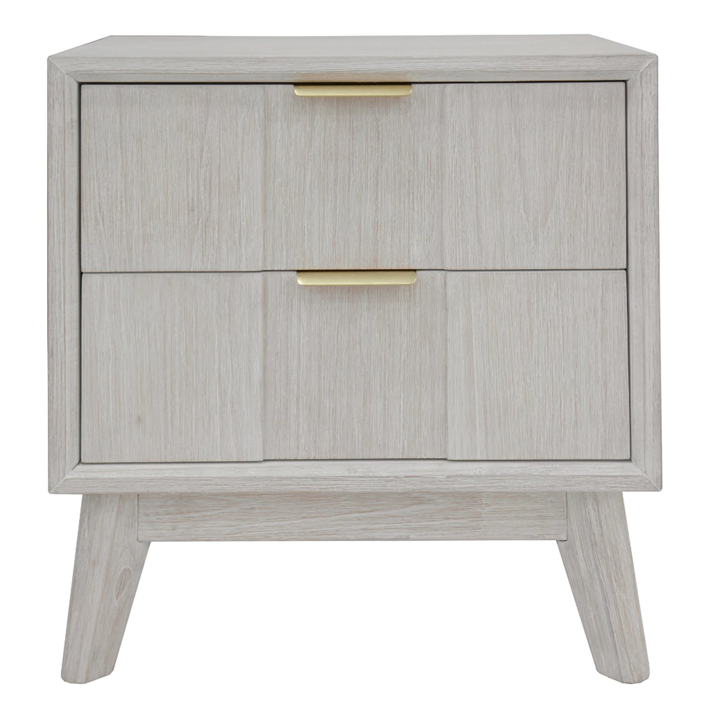 Alena 2 Drawer Timber Bedside Table