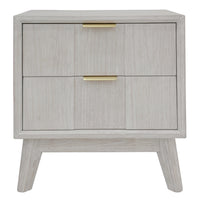 Alena 2 Drawer Timber Bedside Table