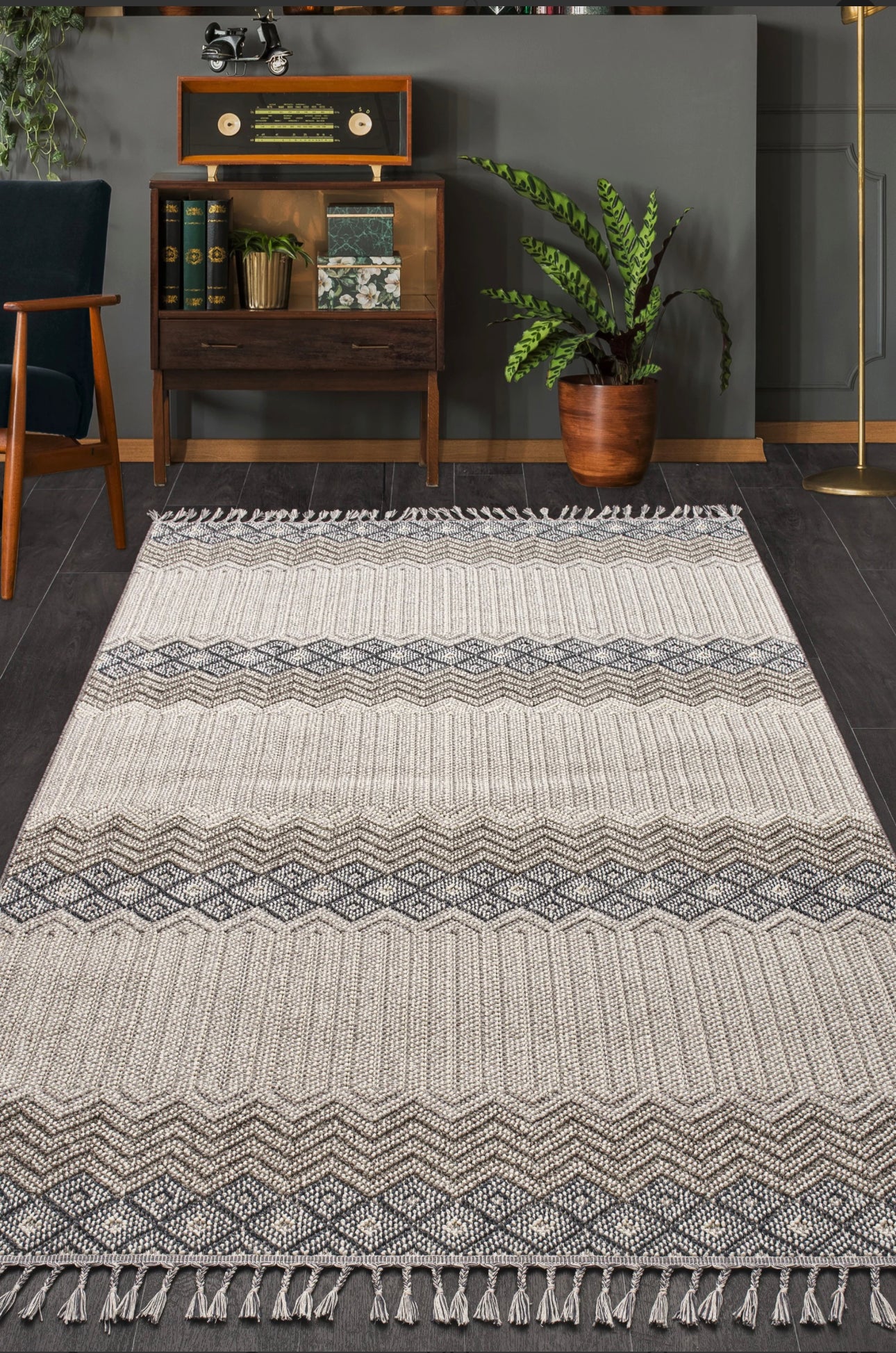 Natura 9965 Modern Turkish Area Rug image 1