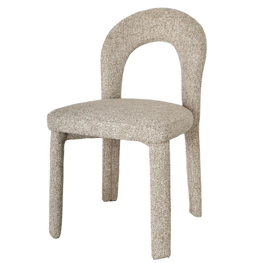 Bellini Chenille Dining Chair in Oat