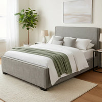 Betty Deluxe Fabric Bed Frame Grey