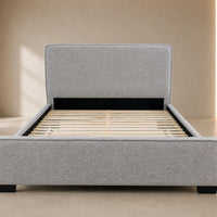 Betty Deluxe Fabric Bed Frame Grey
