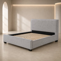 Betty Deluxe Fabric Bed Frame Grey