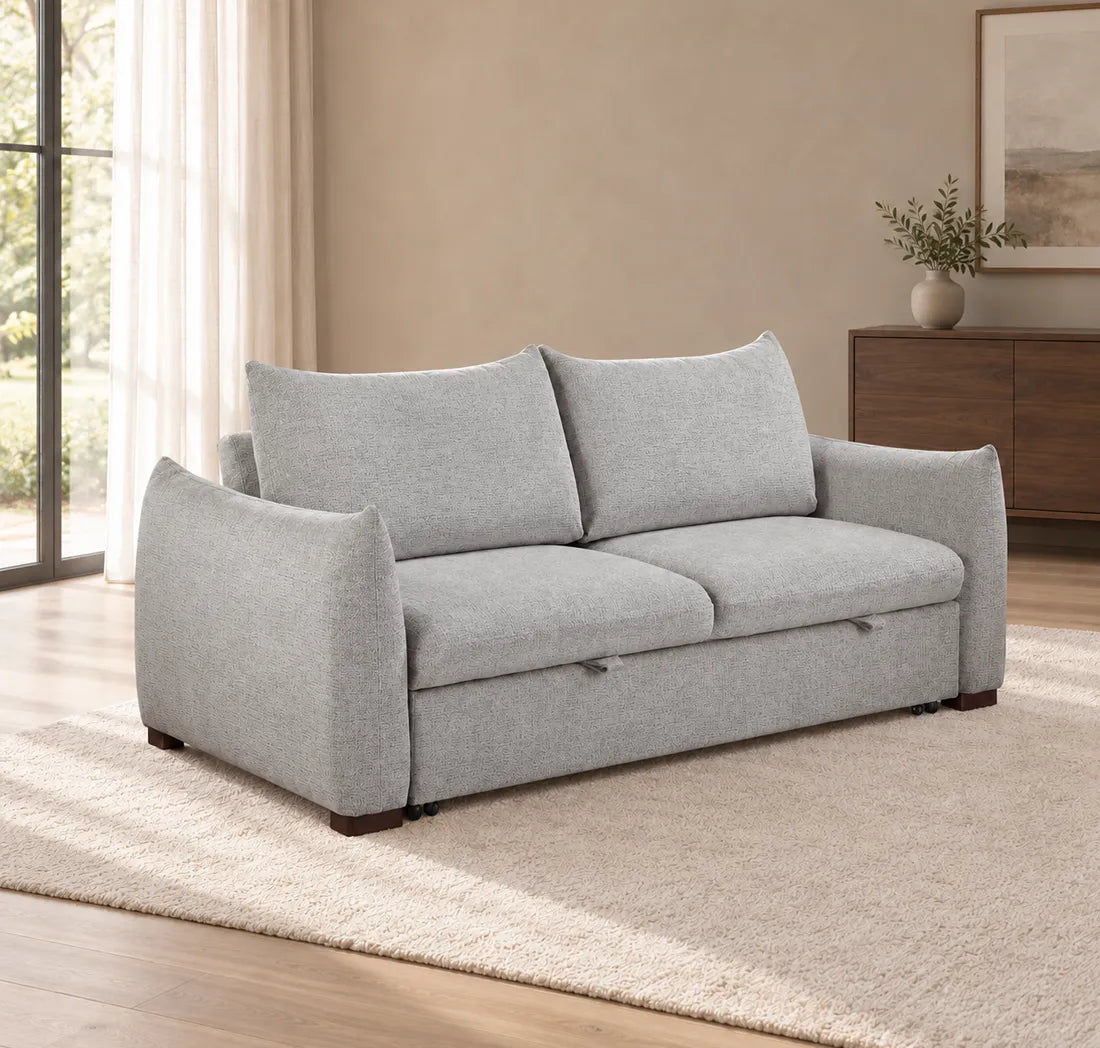 Bondi 3 Seater Fabric Sofa Bed