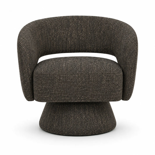 Bruno Fabric Swivel Accent Chair
