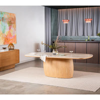 Byron Taj Mahal Ceramic Dining Table