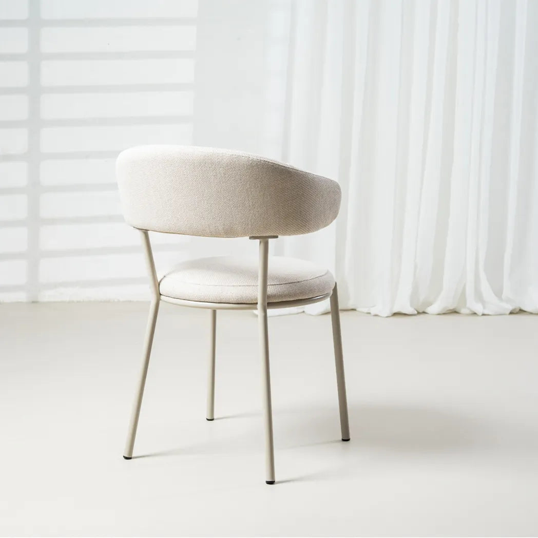 Cannes Textured Fabric Dining Chair