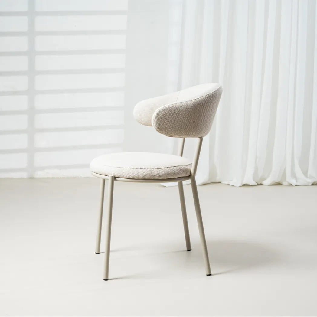 Cannes Textured Fabric Dining Chair