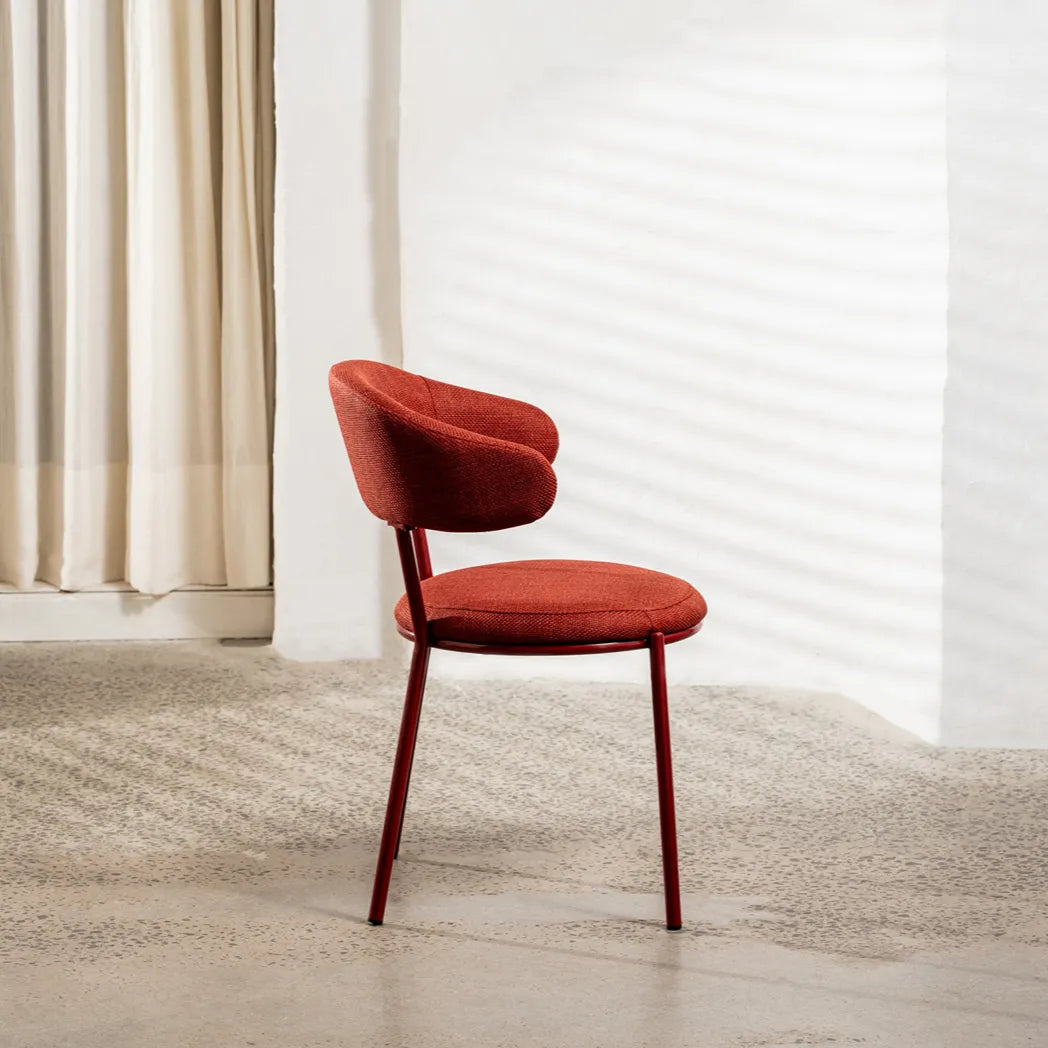 Cannes Textured Fabric Dining Chair