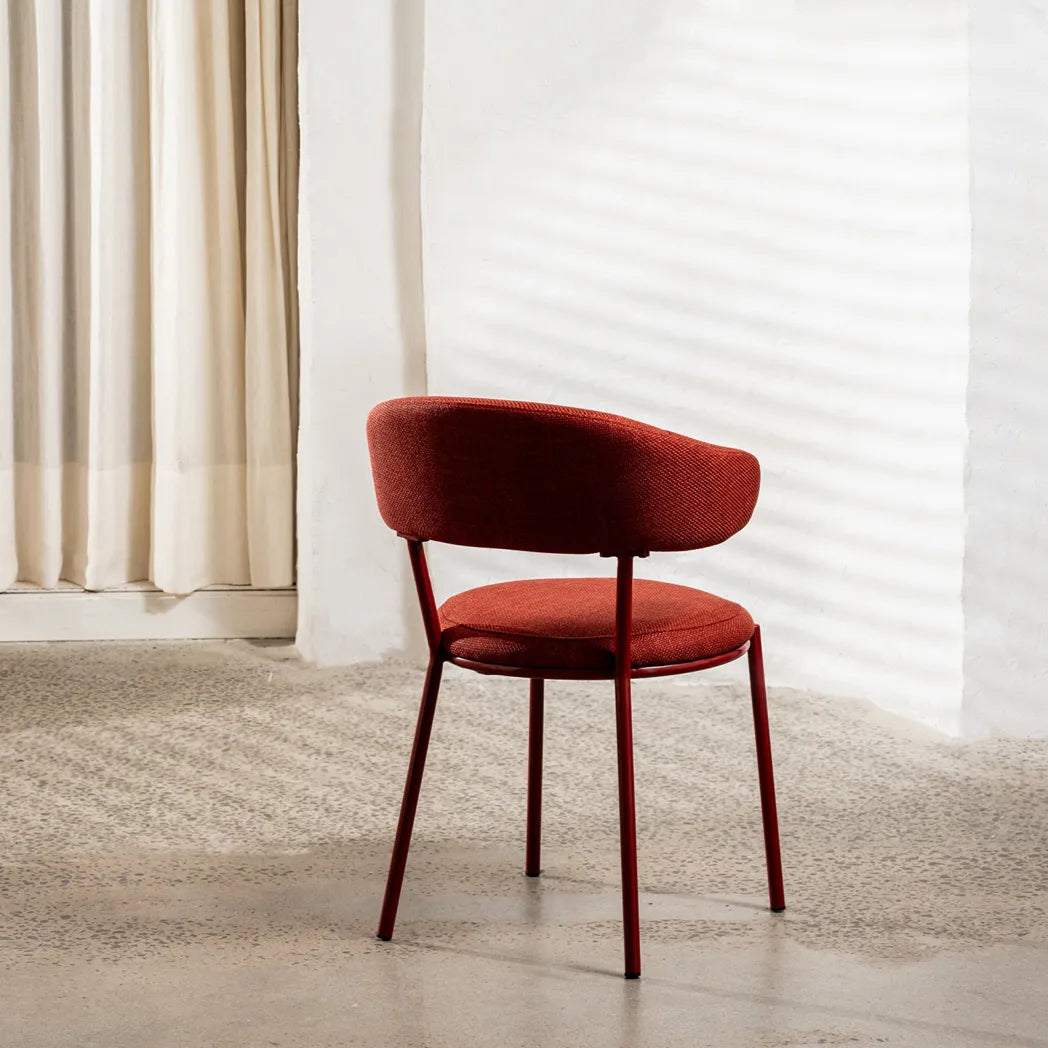 Cannes Textured Fabric Dining Chair