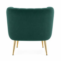 Cecil Velvet Accent Armchair