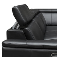 Centara 5 Seater Leather Modular Corner Electric Recliner