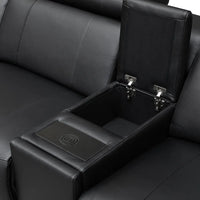 Centara 5 Seater Leather Modular Corner Electric Recliner
