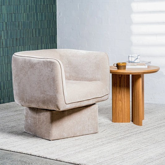 Chloe Swivel Accent Armchair