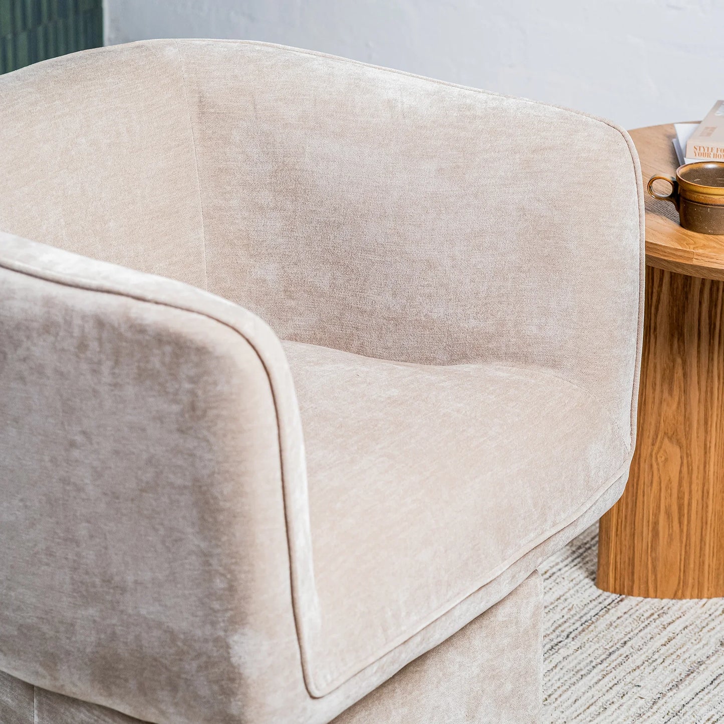 Chloe Swivel Occasional Armchair