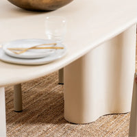 Coastal 2.2m Dining Table - Pebble